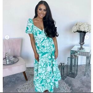 ZARA PRINTED POPLIN DRESS